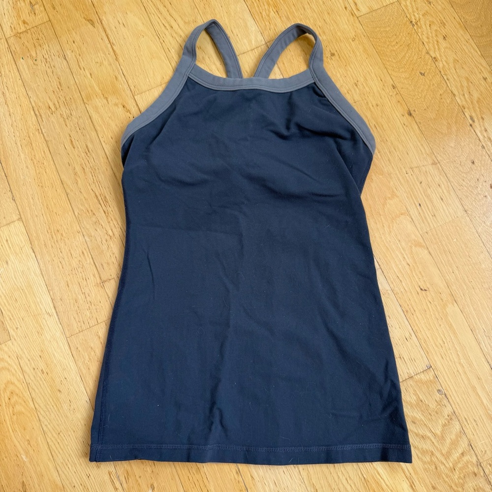 Lululemon Ujjayi Y Power Tank Top Coal Size 2